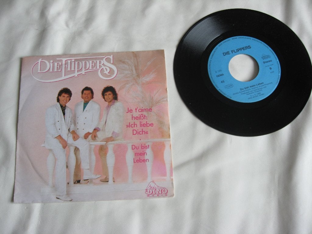 singel Die Flippers  A. Je t'aime heiBt Ich Liebe Dich, Cd's en Dvd's, 7 inch, Ophalen of Verzenden, Zo goed als nieuw, Levenslied of Smartlap