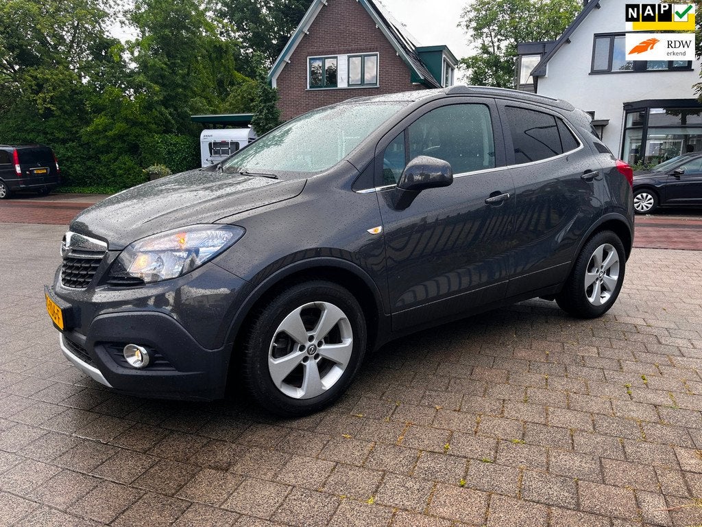 Opel Mokka 1.4 T Innovation Ecc Leder Dakje Isofix Compleet, Voorwielaandrijving, Gebruikt, 4 cilinders, Automatische klimaatregeling