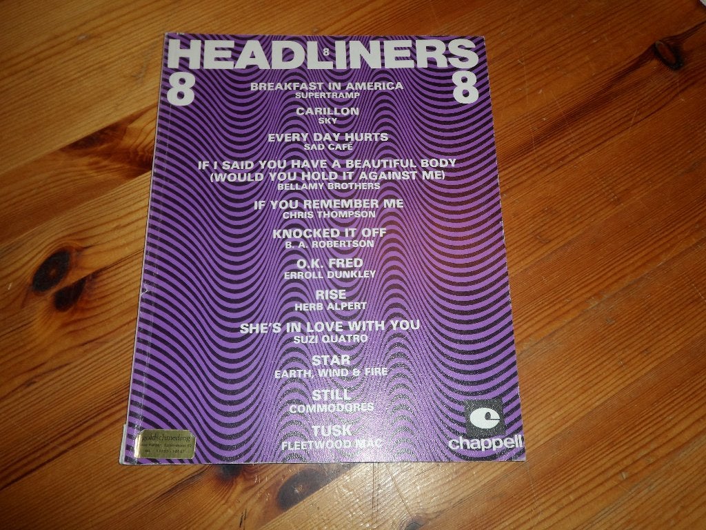 Headliners 8, Gebruikt, Gitaar, Ophalen of Verzenden, Artiest of Componist