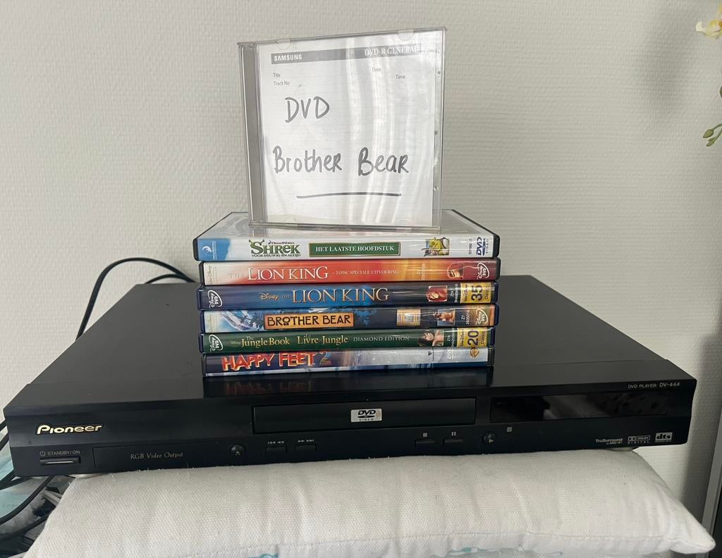 Pioneer dvd speler. Incl 7 films, Ophalen of Verzenden, Zo goed als nieuw, Overige merken