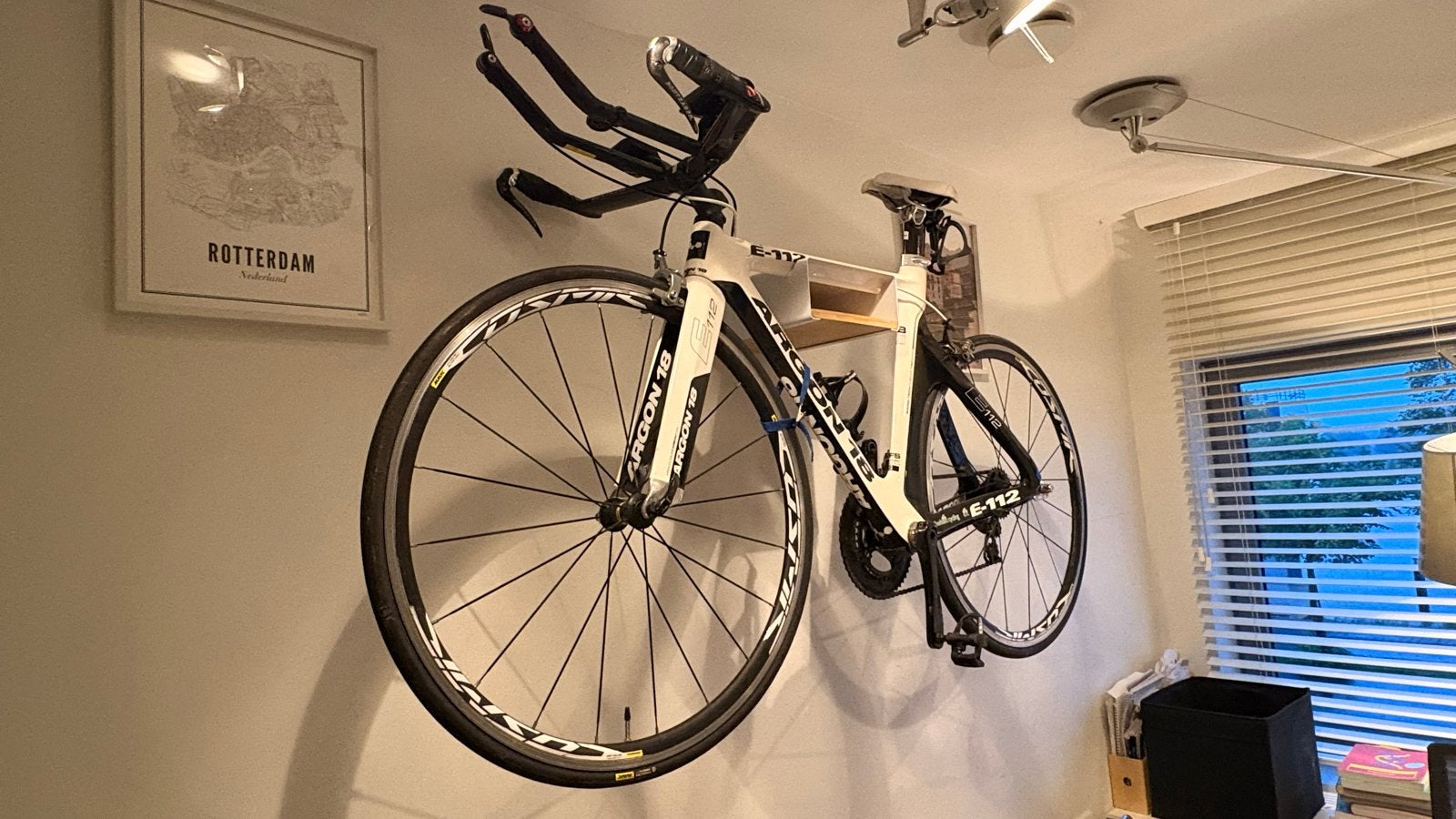 Argon 18 E-112 Carbon Triathlonfiets TT, Gebruikt, Carbon, Minder dan 49 cm, 15 tot 20 versnellingen