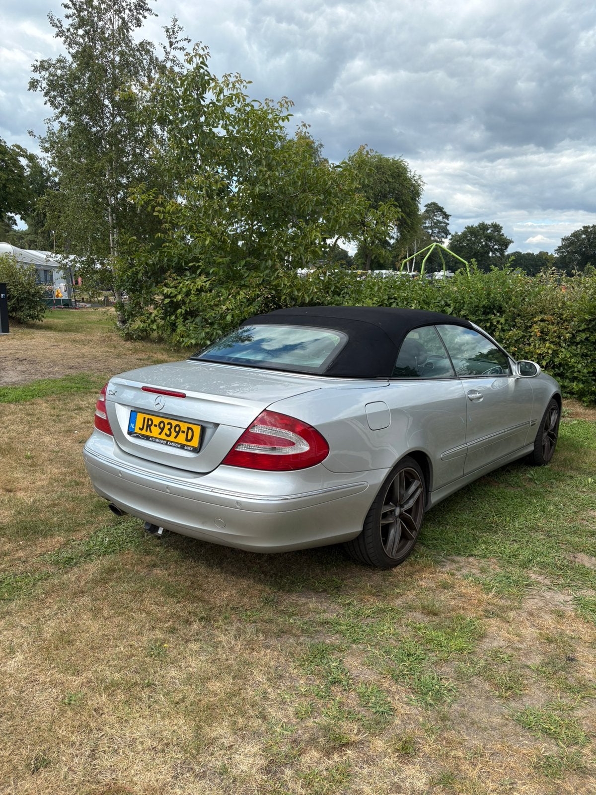 Mercedes-Benz Mercedes 2004 Grijs, Auto's, Automaat, Zwart, Cabriolet, 4 stoelen
