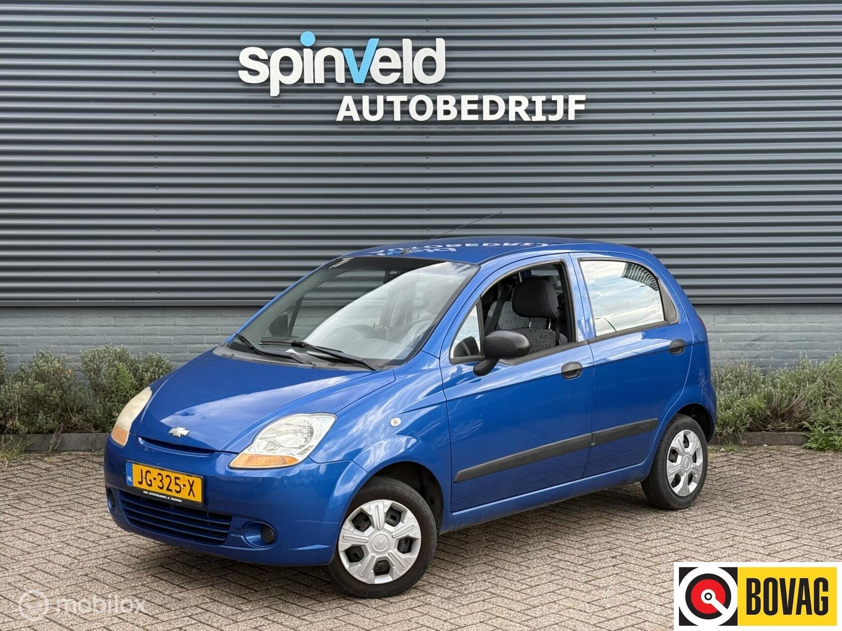Chevrolet Matiz 0.8 Runner+ - Elek pakket - APK 05-27 -, Auto's, Voorwielaandrijving, Gebruikt, Blauw, Elektrische ramen