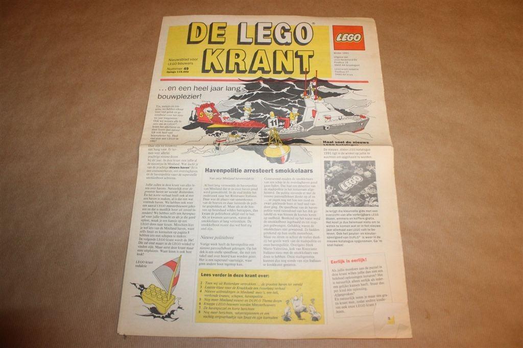 De Lego Krant - nr. 49 - 1991, Ophalen of Verzenden, Zo goed als nieuw