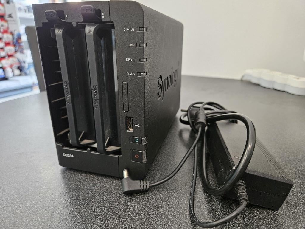 Synology DS214 NAS – Prima staat – Excl. schijven, Computers en Software, NAS, Synology, Synology, Ophalen of Verzenden, Synology
