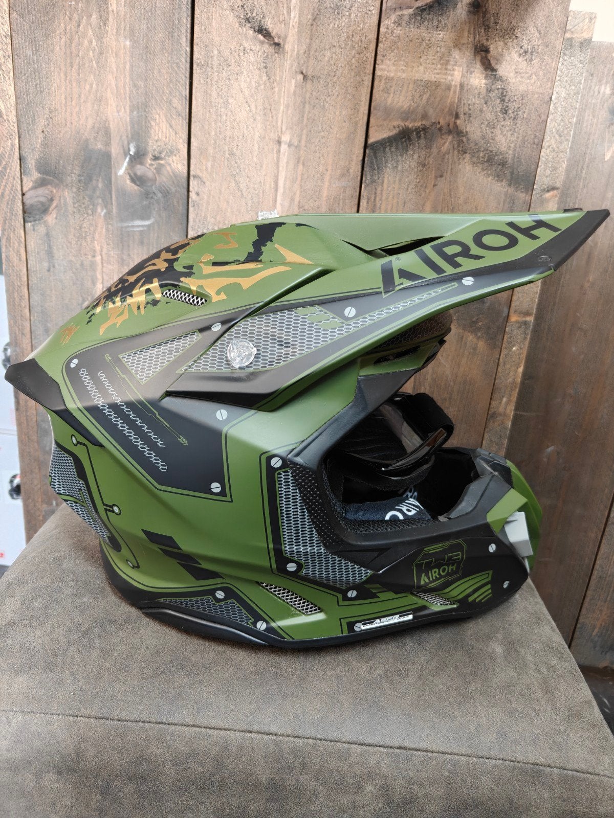 Airoh Cross Helm S, Motoren, Offroadhelm, Kinderen, Ophalen of Verzenden, S