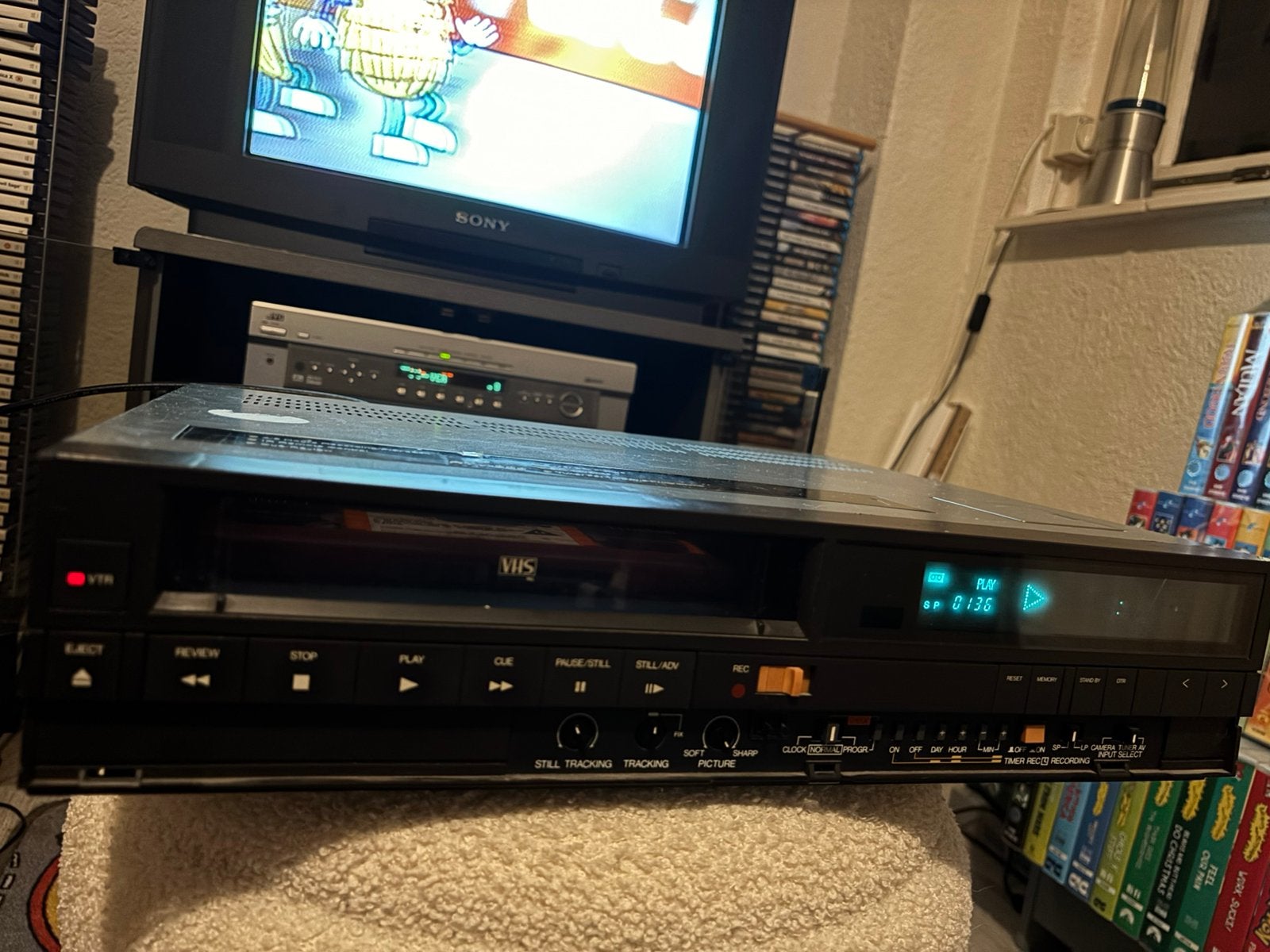 Blaupunkt RTV-328 VCR Videorecorder 1984, Ophalen of Verzenden, Gebruikt, VHS-speler of -recorder