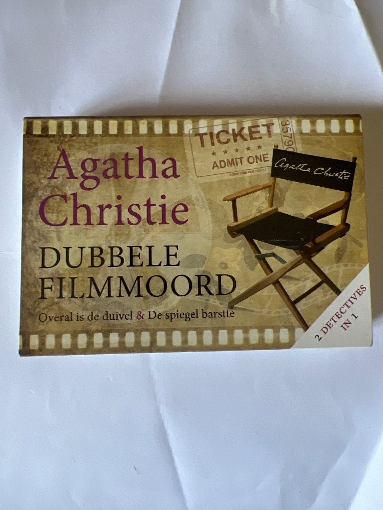 Agatha Christie Dubbele Filmmoord Dwarsligger 145, Ophalen of Verzenden, Zo goed als nieuw, Agatha Christie