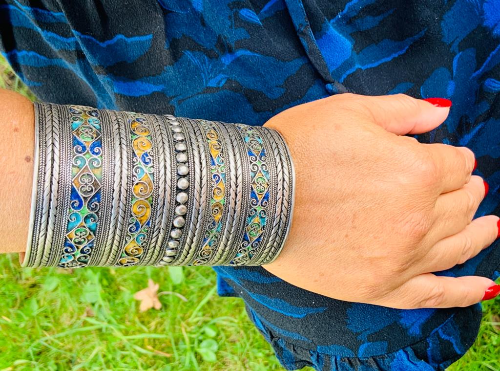 Berber Amazigh Tiznite armband zilver, Sieraden, Tassen en Uiterlijk, Verzenden, Nieuw, Zilver, Zilver