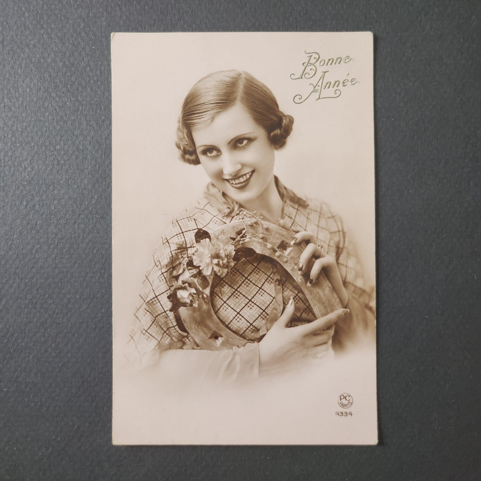 Oude Postkaart 'Bonne Année' - Luik 1935, Verzenden, 1920 tot 1940, Gelopen, Luik