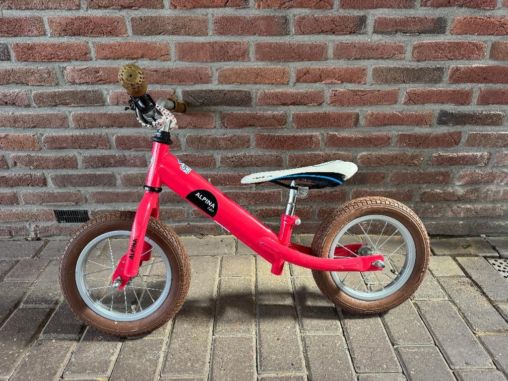 kinderfietsen/loopfiets, Fietsen en Brommers, Ophalen, Zo goed als nieuw, Minder dan 16 inch, Alpine