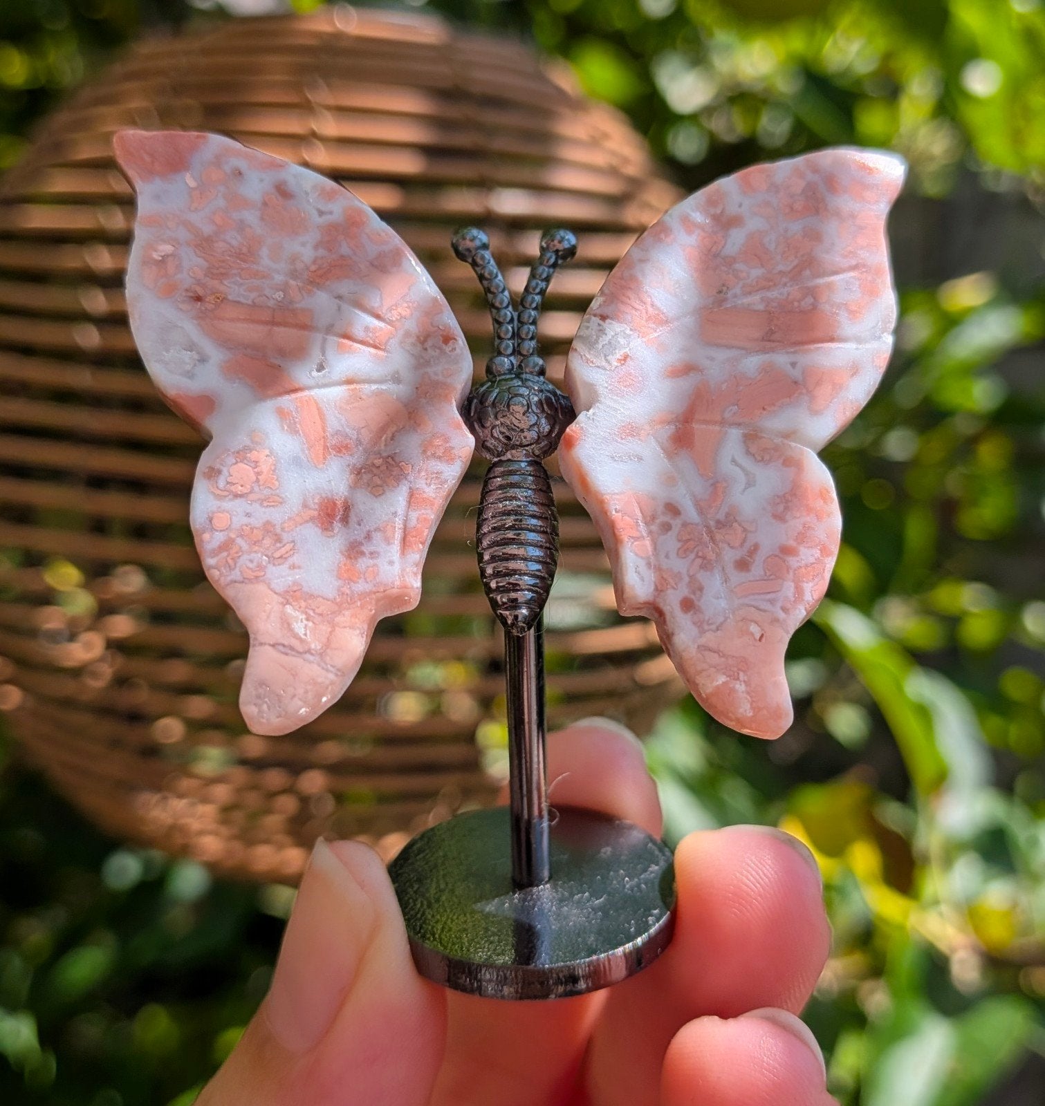 Cotton candy vlinder op standaard, Ophalen of Verzenden
