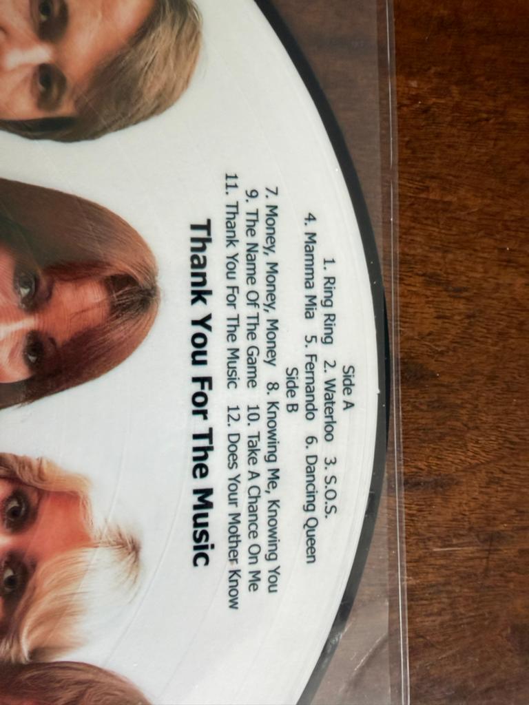 ABBA Picture Disc - Japanse Fanclub Editie (1973-1979), Picture disc, Ophalen of Verzenden, Zo goed als nieuw, 12 inch