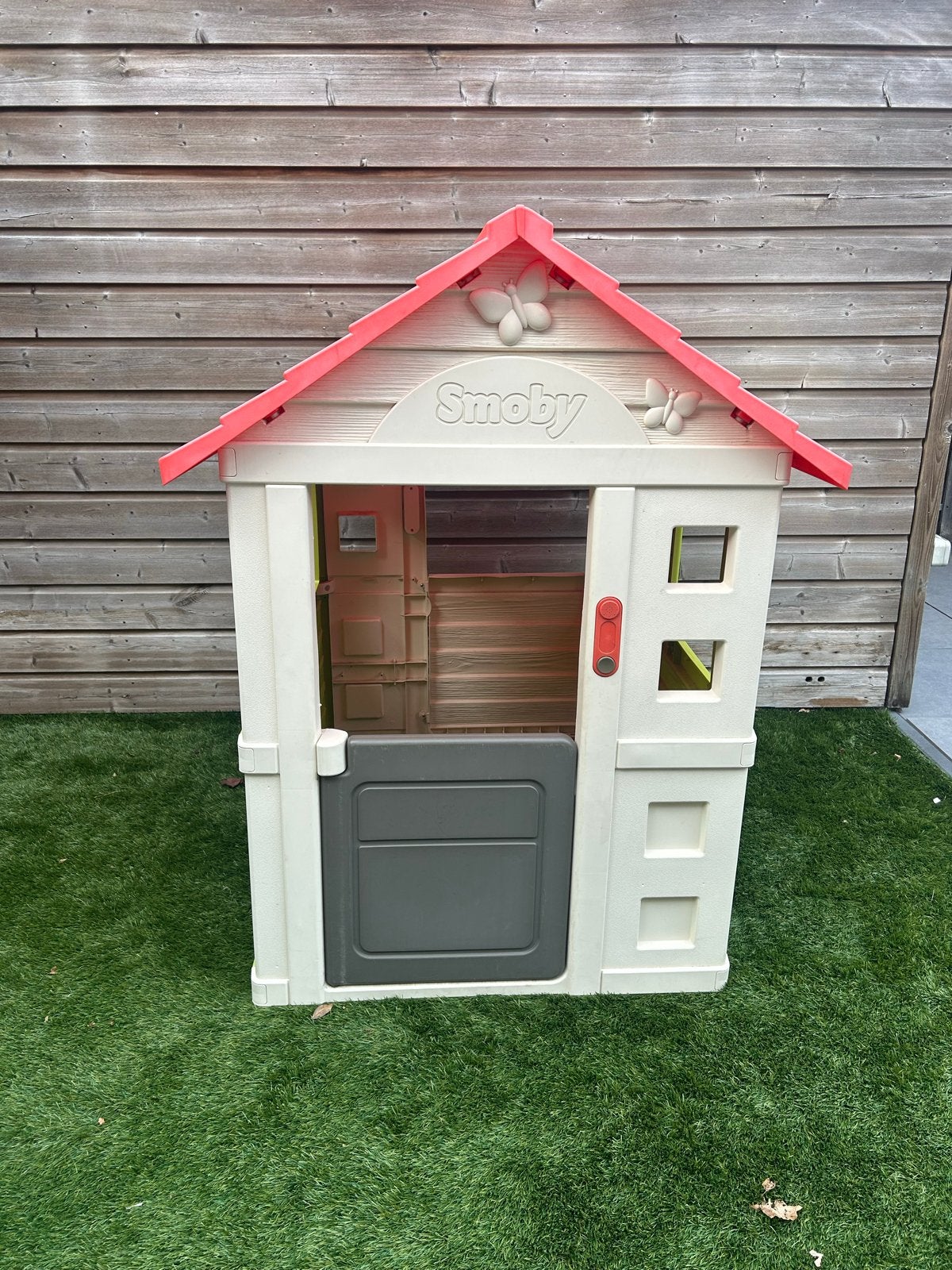 Smoby Speelhuis met Deurbel - Gebruikt, Ophalen, Gebruikt, Kunststof