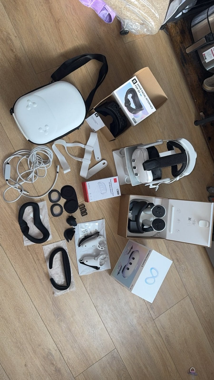 Meta Quest 3 512GB VR-headset met VEEL accessoires, Ophalen of Verzenden, Zo goed als nieuw, VR-bril, Overige platformen