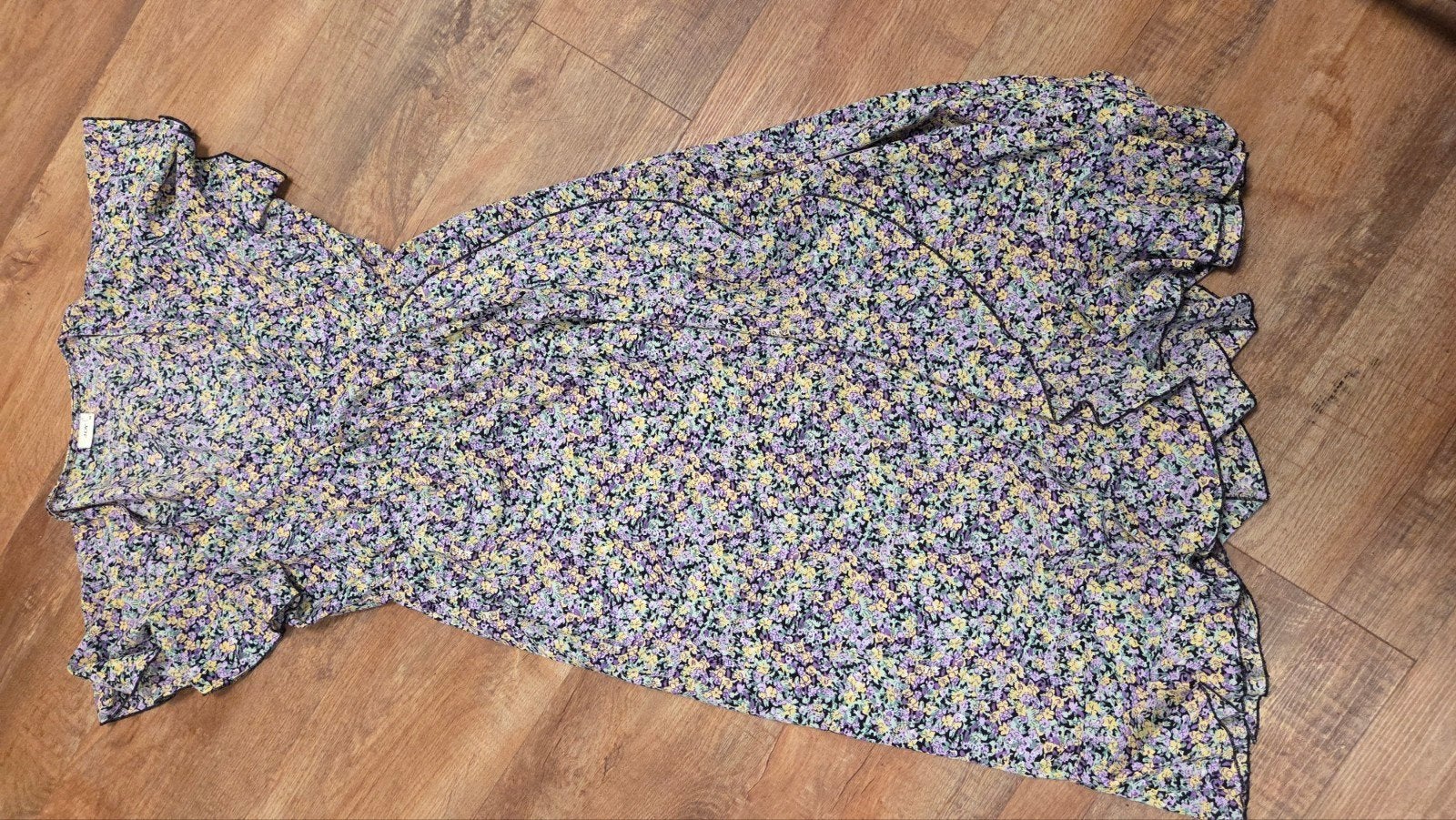 ONLY JDY Milo S/S Midi Jurk Bloemenprint Maat 38, Kleding | Dames, Maat 38/40 (M), ONLY JDY, Meerkleurig, Ophalen of Verzenden