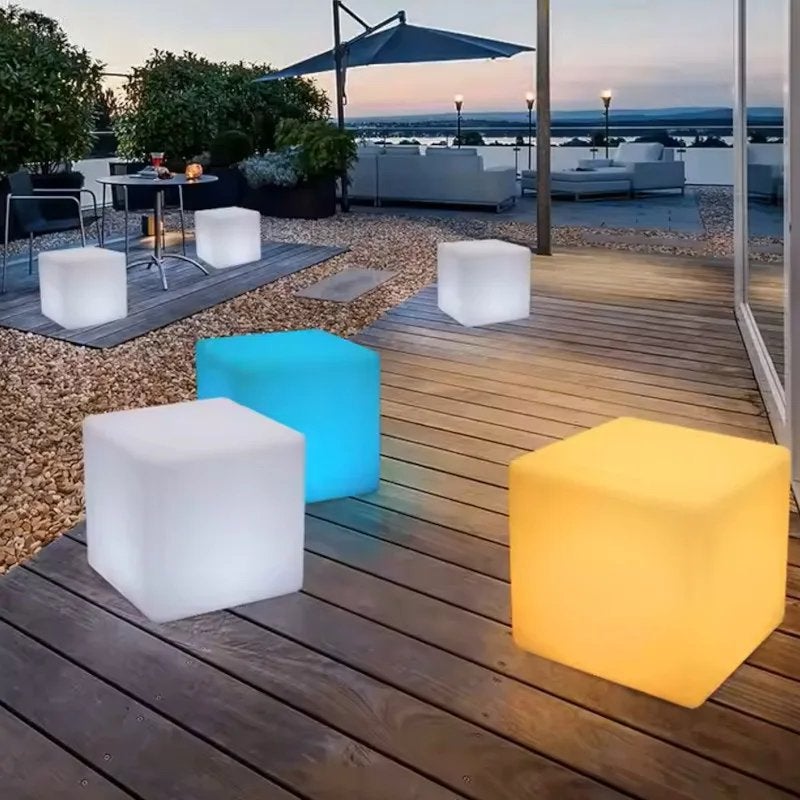 LED Lichtgevende Kubus - Sfeervolle Verlichting voor Binnen, Ophalen, Zo goed als nieuw