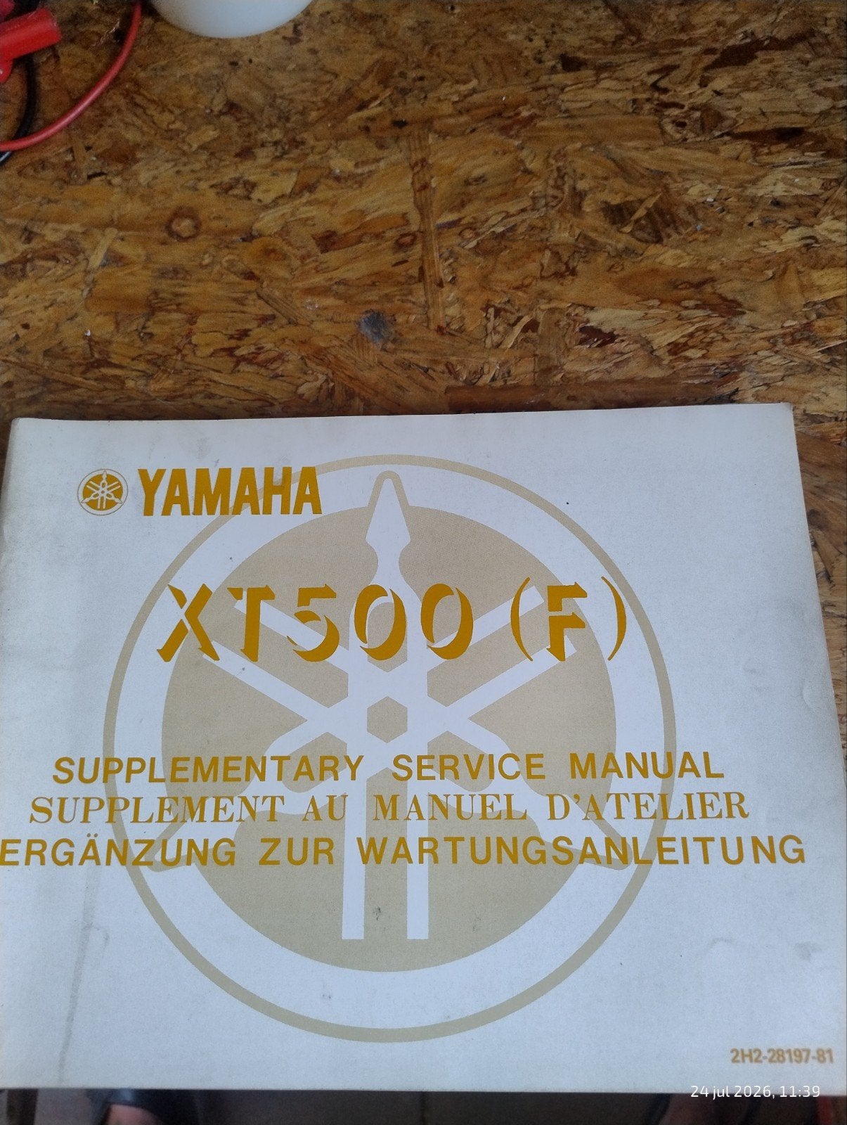 Yamaha XT500 (F) Supplement Service Manual -, Motoren, Handleidingen en Instructieboekjes, Verzenden, Yamaha
