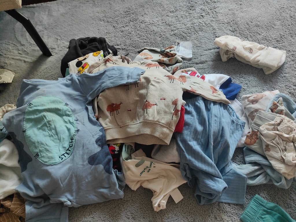 Babykleertjes mix van maten, Ophalen, Gebruikt, Jongetje, Truitje of Vestje