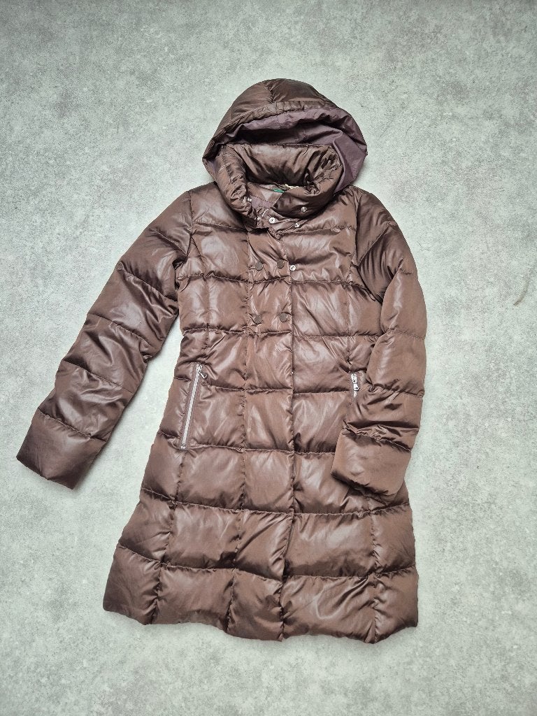 United Colors of Benetton winterjas maat 2XL (160cm) ZGAN, Ophalen, United Colors of Benetton, Meisje, Zo goed als nieuw