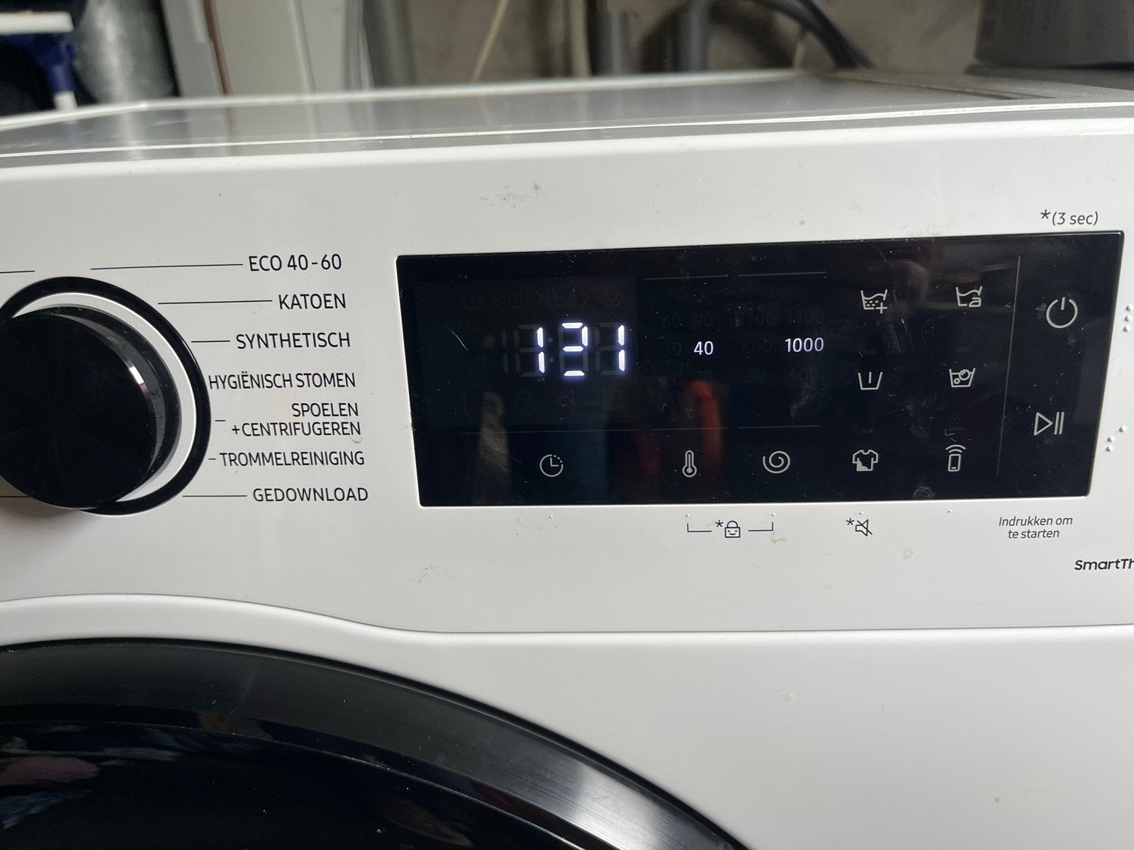 Samsung WW90CGC04AAE Wasmachine - 9 kg, Energieklasse A, Ophalen, Minder dan 1200 toeren, 8 tot 10 kg, Zo goed als nieuw