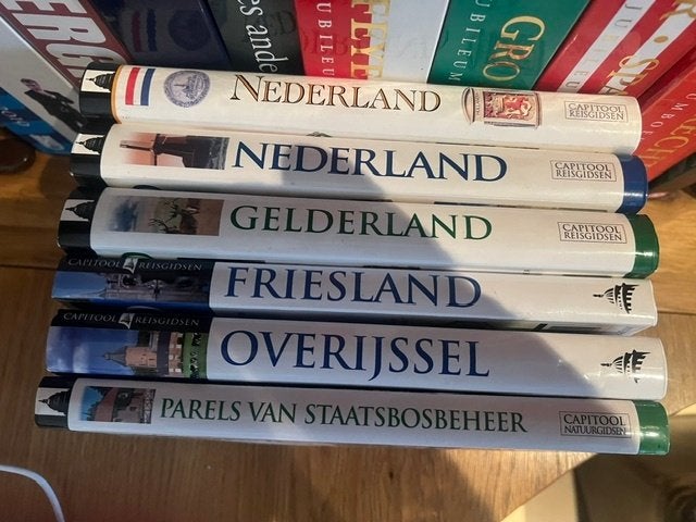 6 stuks reisgidsen van Nederland/Provincie van Capitool, Boeken, Reisgidsen, Capitool, Europa, Ophalen of Verzenden, Zo goed als nieuw