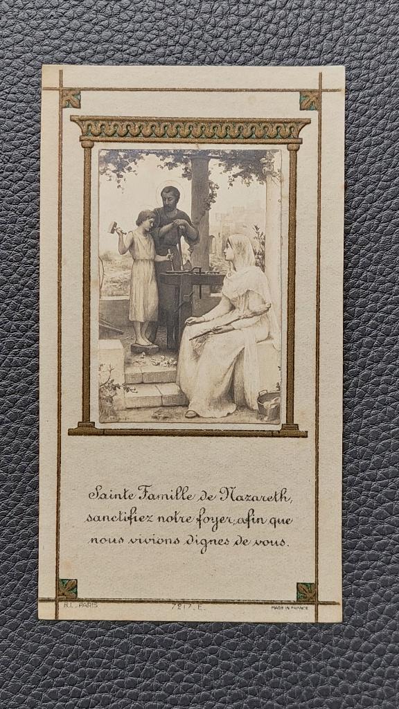Franstalig bidprentje geschreven tekst 13 juni 1940, Ophalen of Verzenden, Bidprentje