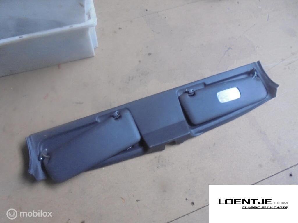 Zonneklep set bmw e28 518 520 525i etc zwart, Gebruikt, Ophalen of Verzenden, BMW, BMW