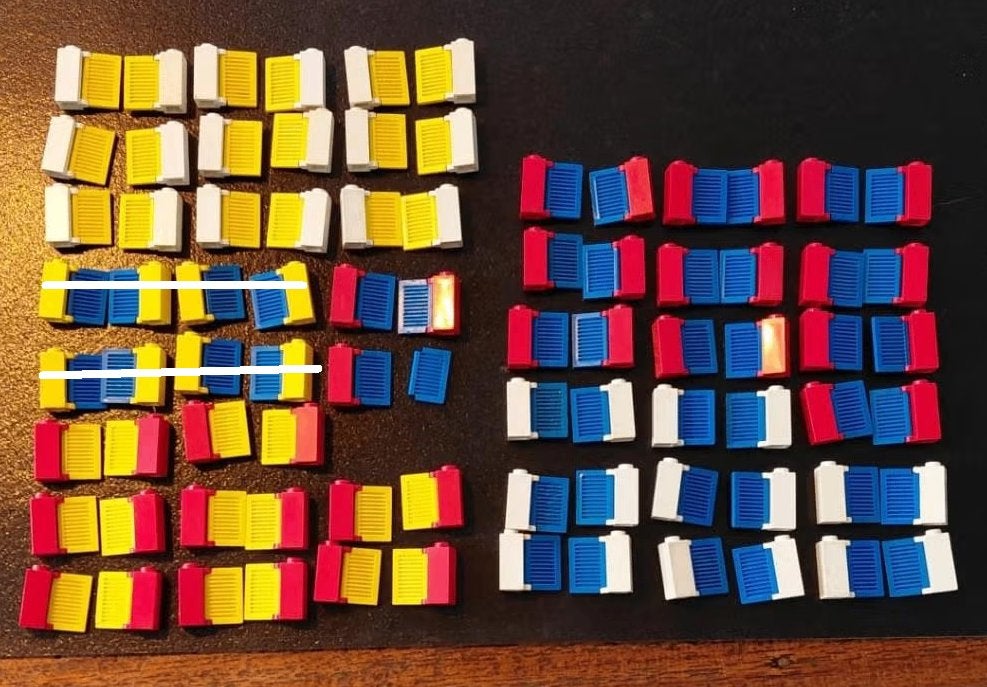 Lego luikhouder met luikjes 3581 3582, Overige thema's, Lego, Accessoire, Ophalen of Verzenden