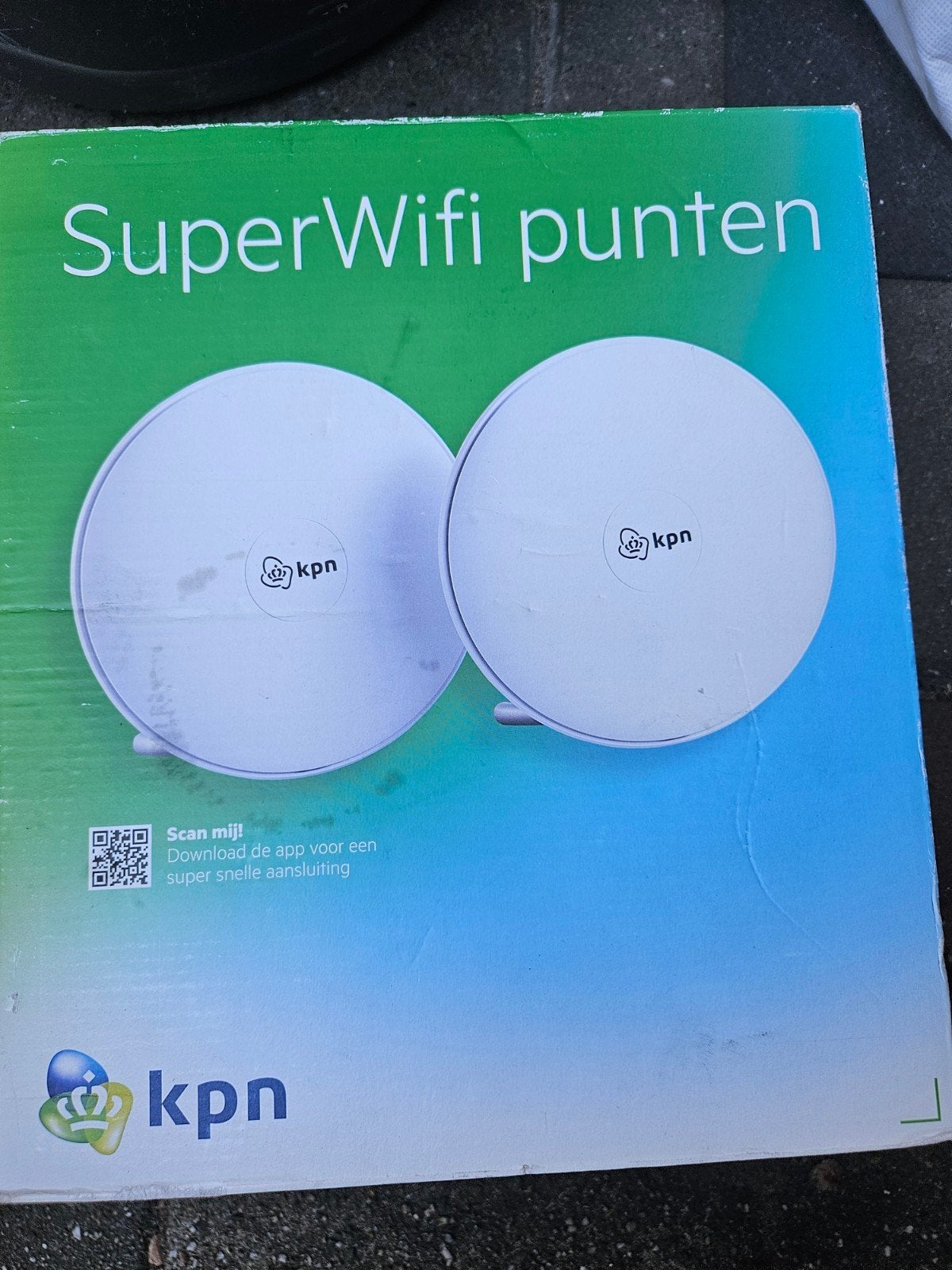 KPN SuperWifi punten - Set van 2 voor optimaal bereik, Ophalen of Verzenden, Zo goed als nieuw, KPN