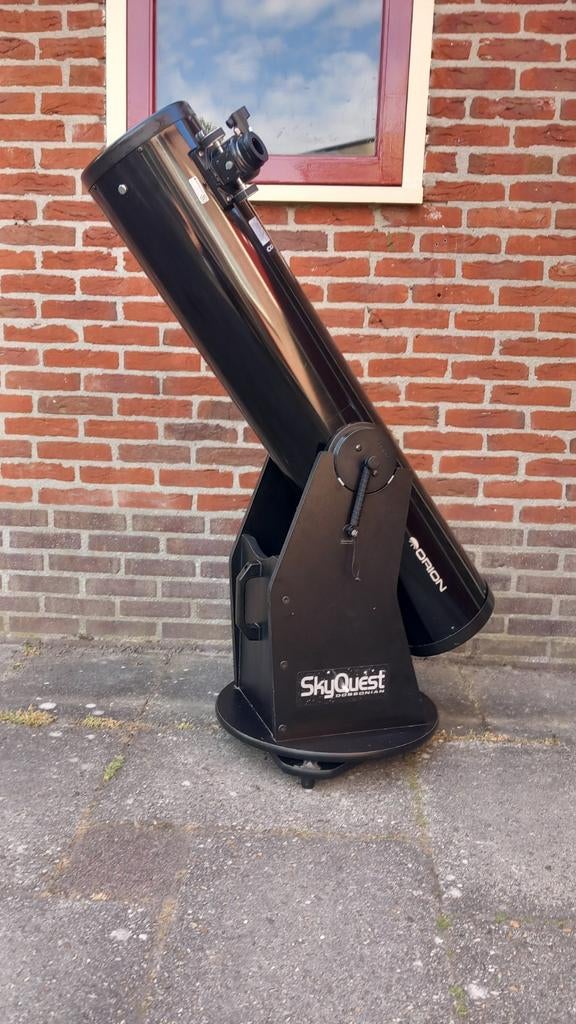 Orion 8 inch Dobsonian telescoop met accessoires, Audio, Tv en Foto, Optische apparatuur | Telescopen, Ophalen of Verzenden, Zo goed als nieuw
