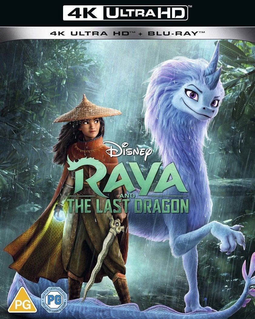 Raya and the Last Dragon 4K UHD Blu-Ray UK Geseald IMDb 7.3, Cd's en Dvd's, Engels, Film, Engels, Ophalen of Verzenden