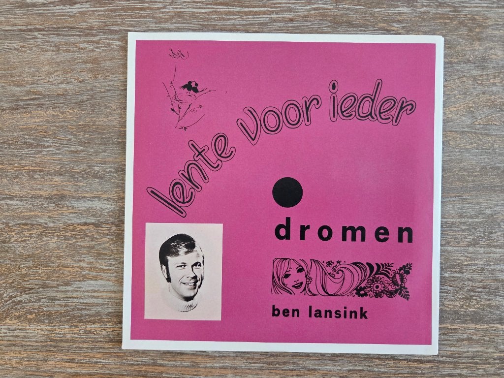 Ben Lansink - Lente voor iedereen, Verzenden, 7 inch, Fotohoes, Levenslied of Smartlap