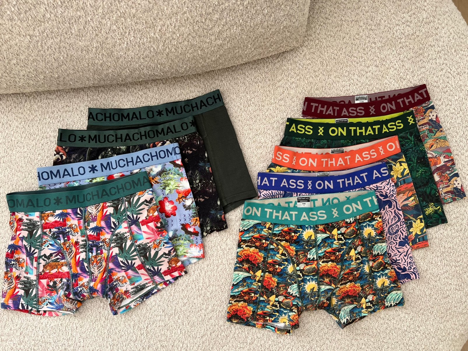 9 Boxershorts - On That Ass / Muchachoma, Kleding | Heren, Ondergoed, Verzenden, Meerkleurig, Boxer