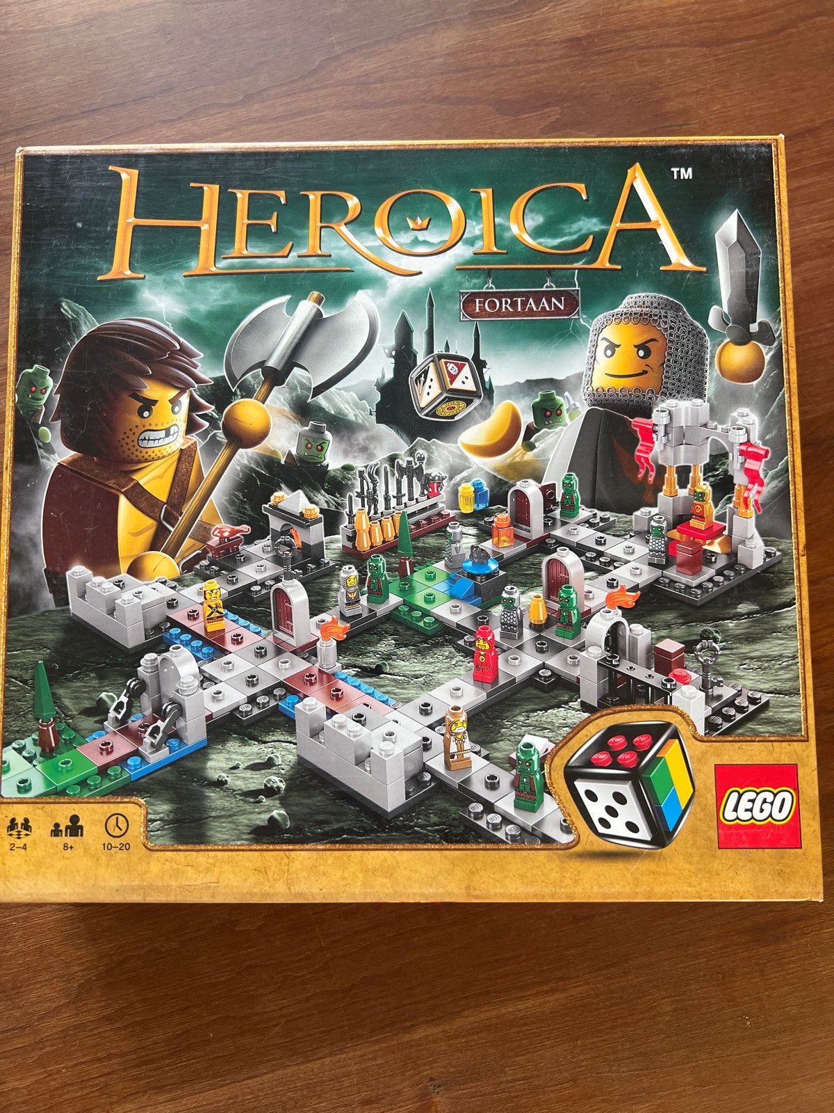 Lego Heroica Fortaan bordspel - Compleet en in goede staat, Gebruikt, Overige thema's, Lego, Ophalen of Verzenden
