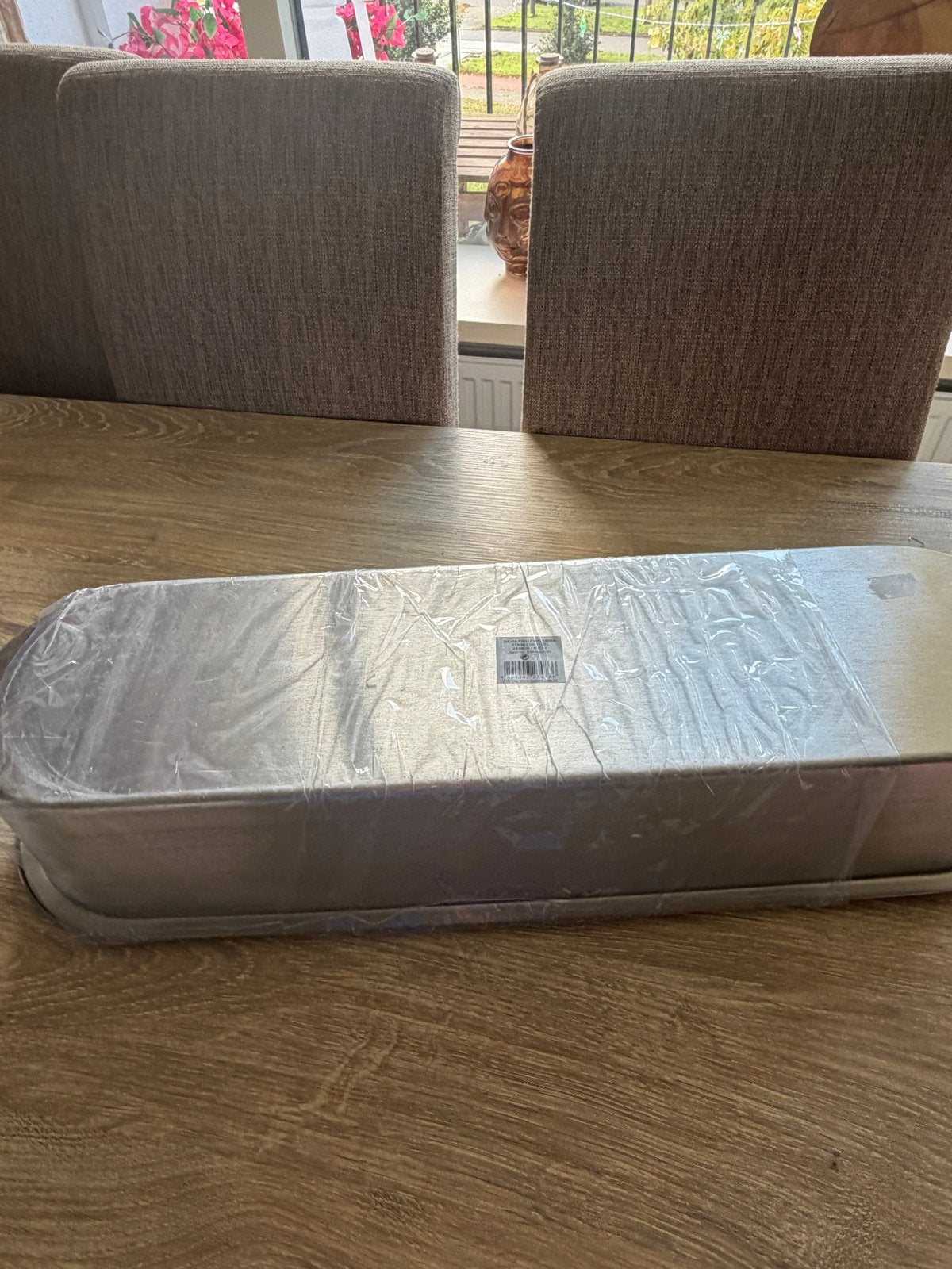 Nieuwe Silvia RVS Vispan / Vispocher 61 cm, Met deksel, Overige typen, Nieuw, Ophalen of Verzenden