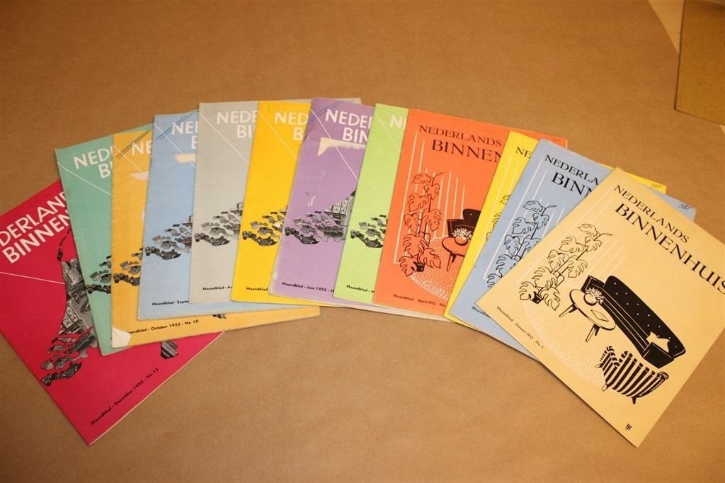 Het Nederlands Binnenhuis - Jaargang 1952 !!, Ophalen of Verzenden, Zo goed als nieuw, Interieur en Design