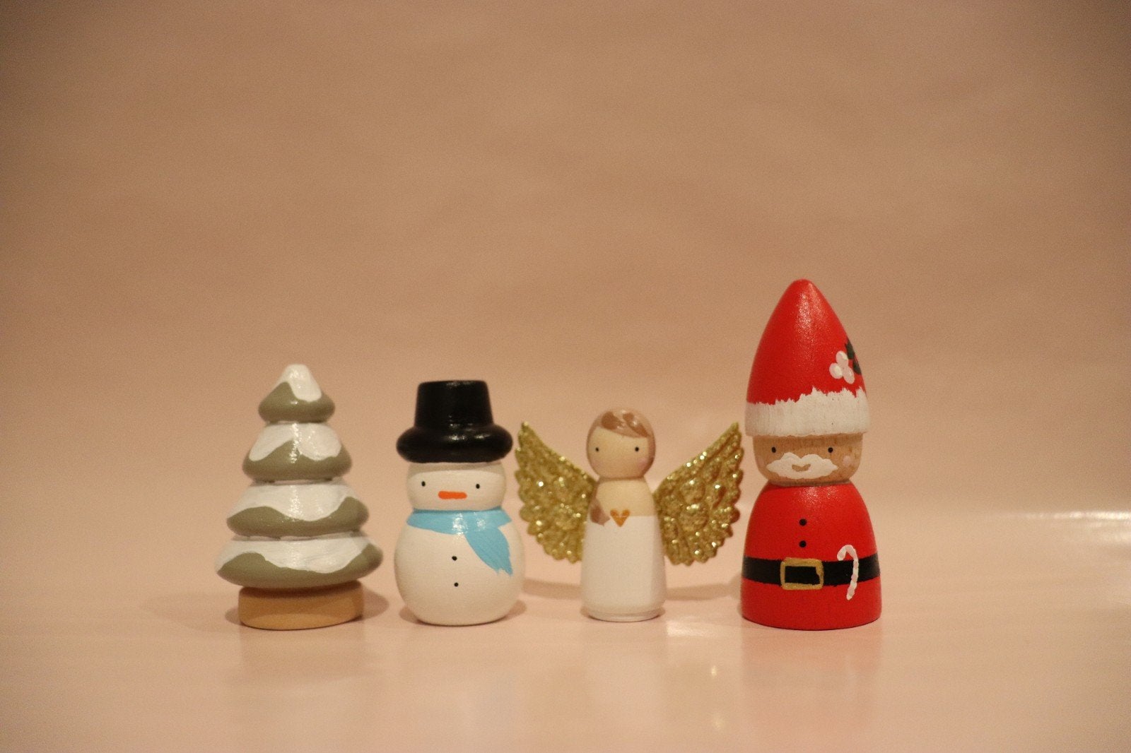 Peg dolls Kerst decoratie seizoenstafel klas, Diversen, Ophalen of Verzenden, Nieuw