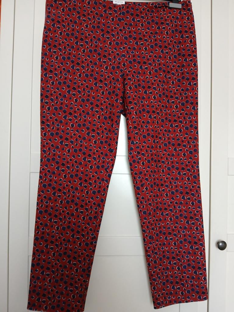 Mayerline Broek donkerrood met Stippen Maat 42/44 (L), Kleding | Dames, Mayerline, Verzenden, Maat 42/44 (L), Zo goed als nieuw