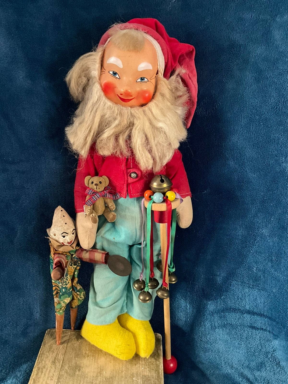 Antieke kabouter volledig origineel 65 cm groot, Ophalen of Verzenden