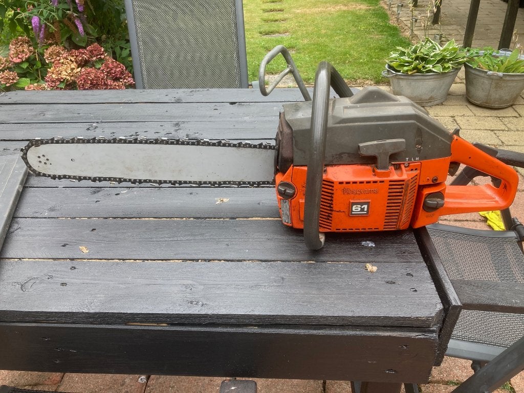 Husqvarna 61 kettingzaag - zaagblad 45 cm (defect), Ophalen, Gebruikt, Overige soorten, Husqvarna