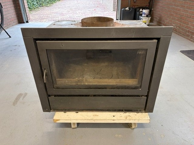 Flam houtkachel, Ophalen, Gebruikt, Houtkachel, Inbouw