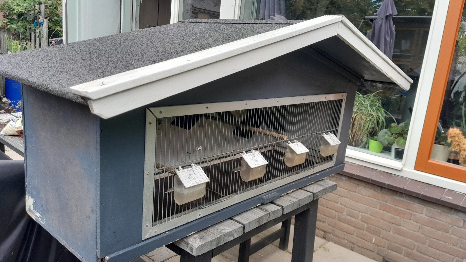 te koop vogelhok, Dieren en Toebehoren, Ophalen, Gebruikt, Hout, Volière