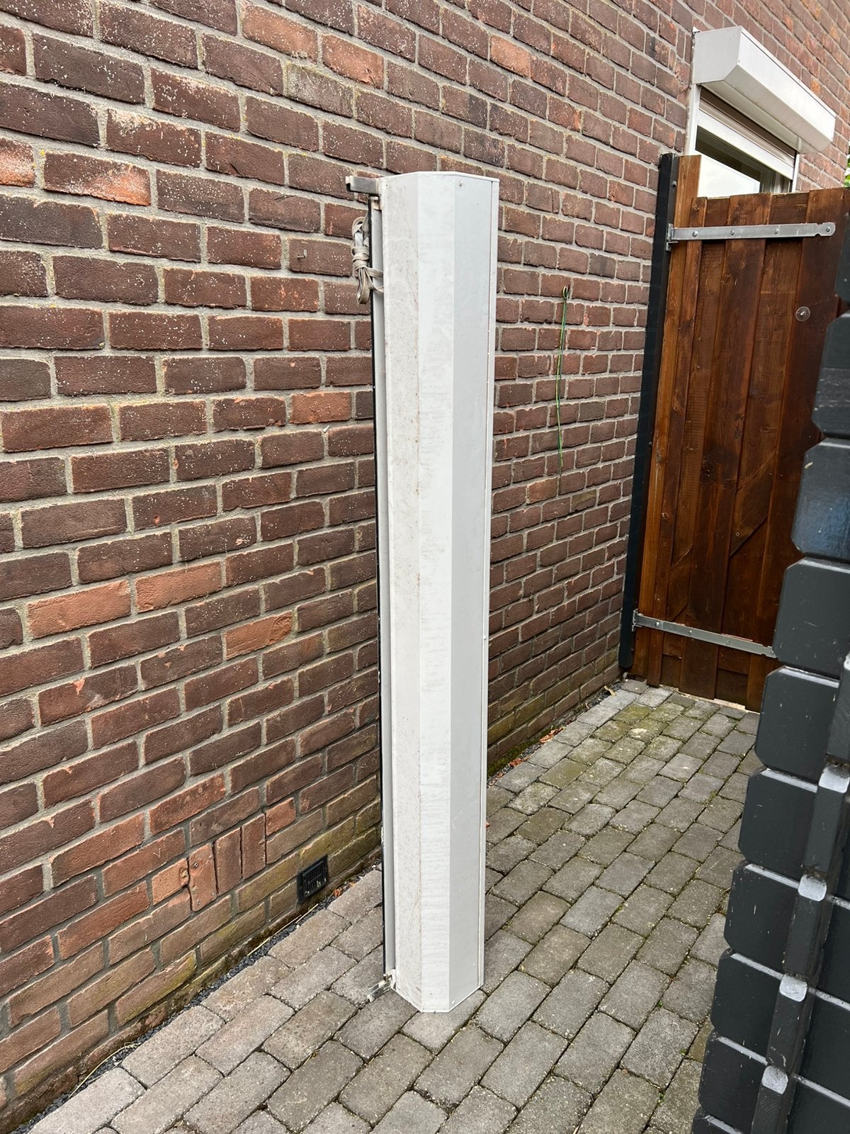 Rolluik wit 1.76 m, Ophalen, Gebruikt, 150 tot 200 cm, Wit