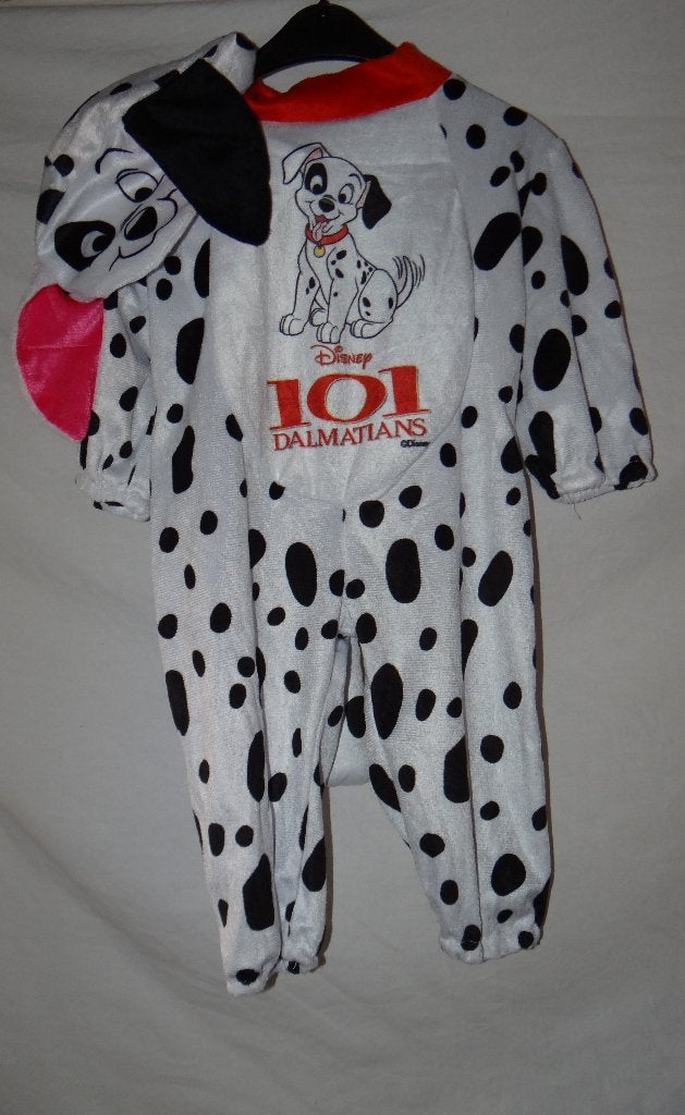 Leuk zwart/wit/rood 101 DALMATIER pakje (Disney) - Halloween, Ophalen of Verzenden, Gebruikt, 104 of kleiner, Jongen of Meisje
