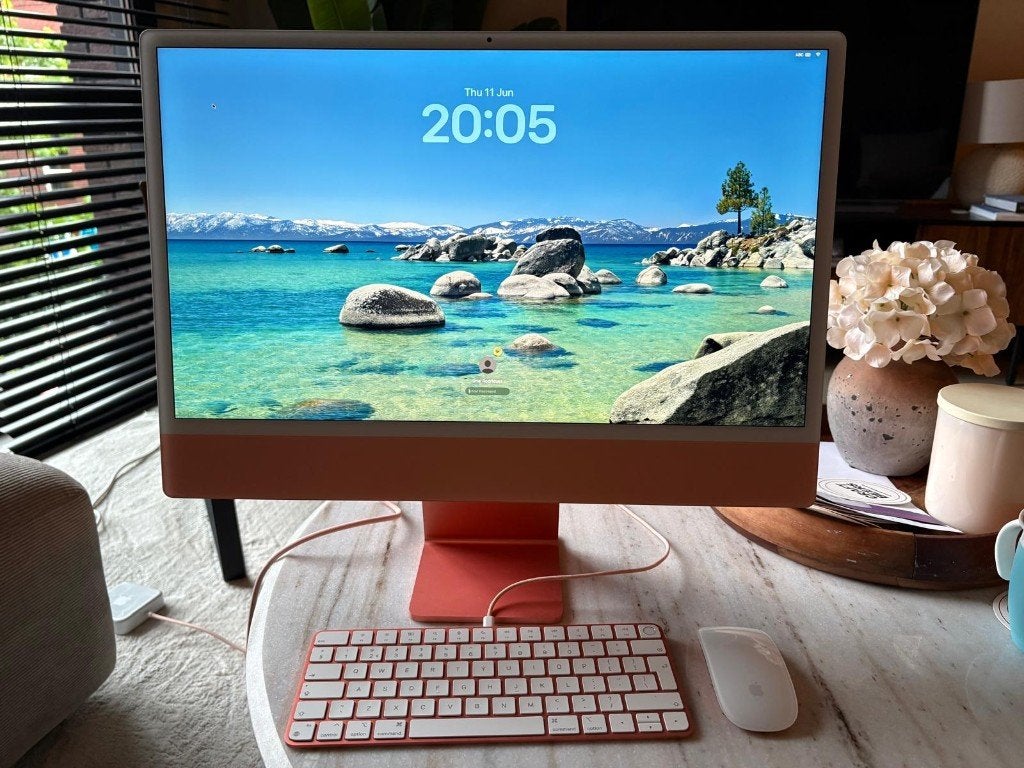 Apple iMac 24" M1 (2021) 512GB SSD 8GB RAM Orange, Computers en Software, Ophalen, 24", IMac, 512 GB