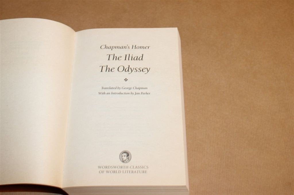 Chapmans Homer — Iliad & Odyssey, Dik Boek, Compleet, Ophalen of Verzenden, Gelezen