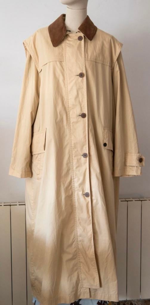 Trenchcoat van CREENSTONE., Verzenden, Zo goed als nieuw, Maat 42/44 (L), Beige