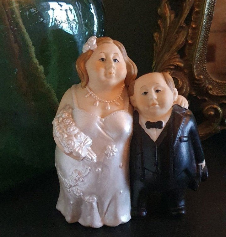 Beeldje Bruidspaar van Keramiek, Ophalen of Verzenden, Nieuw, Accessoires