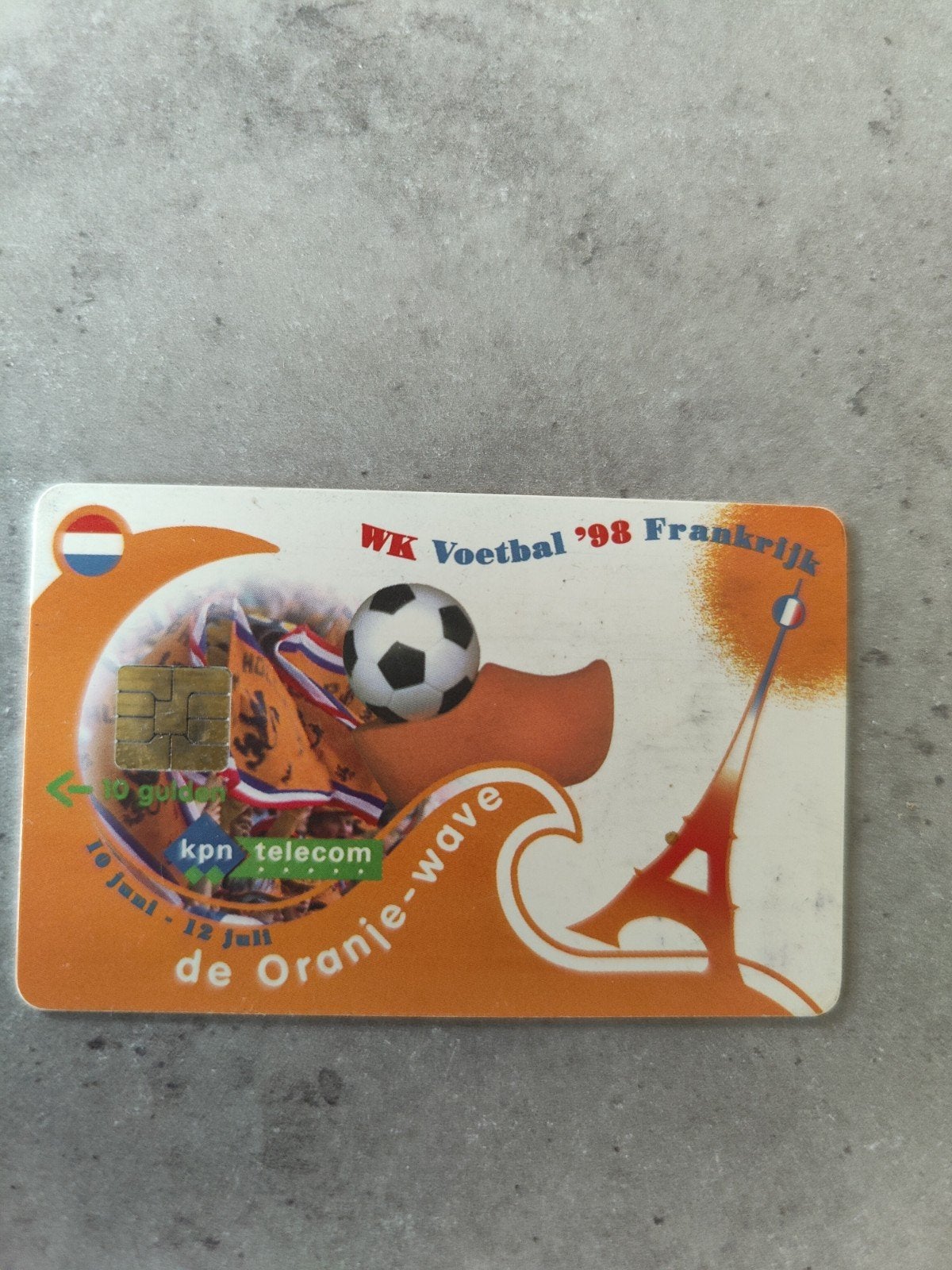 KPN Telecom WK Voetbal '98 Frankrijk Telefoonkaart, Ophalen of Verzenden, Buitenlandse clubs